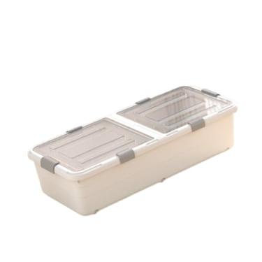 Imagem de YWJLQH Armazenamento Embaixo Da Cama com Rodas para Roupas E Cobertores para Dormitório