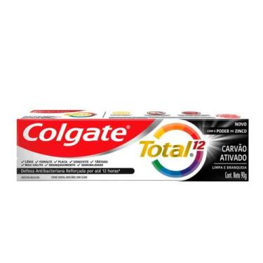 Imagem de Creme Dental Total 12 Carvão Colgate  90g