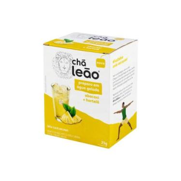 Imagem de Chá Leão Água Gelada Abacaxi e Hortelã 10 Sachês de 2,5g