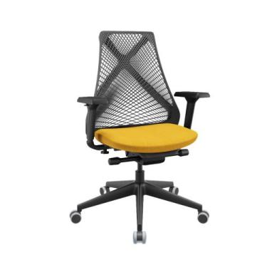 Imagem de Cadeira de Escritório Nr17 Bix X+ Regulável Encosto em Tela - Plaxmeta