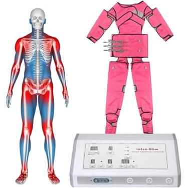 Imagem de Massagem De Pressoterapia De Corpo Inteiro Máquina De Beleza Límpica Draige Massageador Elétrico De Braço E Pescoço Massageador De Compressão De Ar Intensidade Ajustável, Grey