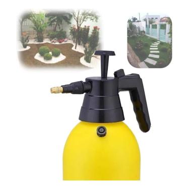 Imagem de Pulverizador Manual de Compressão, 1,5 Litros, Bico em Metal, para Jardim e Limpeza