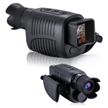 Imagem de Monoculo Visão Noturna Infravermelho Alcance 300 Metros Cor Preto