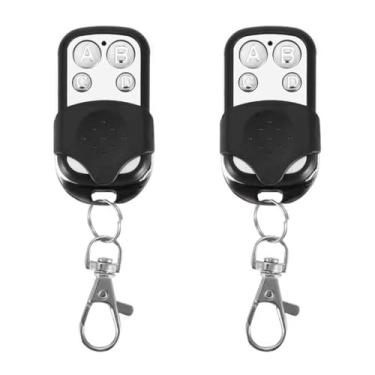 Imagem de Kit 2 Controle Remoto Cópiador Copiar Duplicador 433mh Porta Portao Alarme Carro Veículo Motor Portão Porta Eletrônico Garagem Casa Residência Condomínio todo Brasil Top