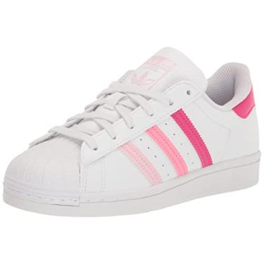 Imagem de Adidas Superstar Tênis unissex para bebês, Ftwr Branco/Rosa Claro/Rosa Bliss, 21