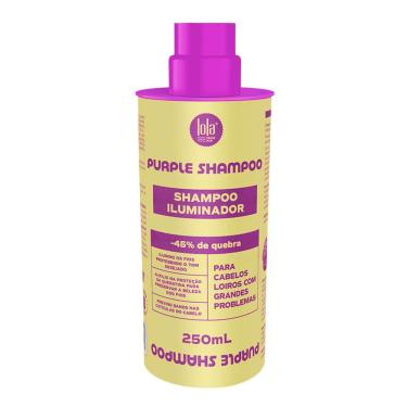 Imagem de Shampoo Iluminador Lola Purple para Cabelos Loiros com Grandes Problemas 250ml