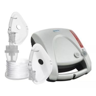 Imagem de Nebulizador Inalador NEBCOM5 com Tecnologia de Nebulização Rápida – Prata Metálico
