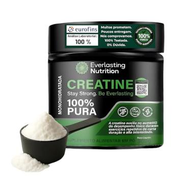 Imagem de Creatina Monohidratada Everlasting Nutrition 300g - Suplemento para Aumento de Força e Performance em Treinos