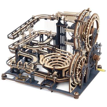 Imagem de Quebra Cabeças 3D Circuito de Corrida Engenho para Crianças e Adultos, 253 Peças, HANDS CRAFT LGA01, Preto