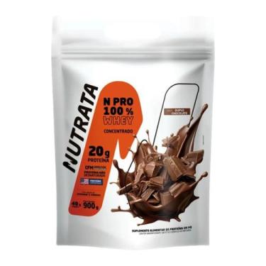 Imagem de Whey Protein 100% Npro Refil 900g Sabor Chocolate Nutrata