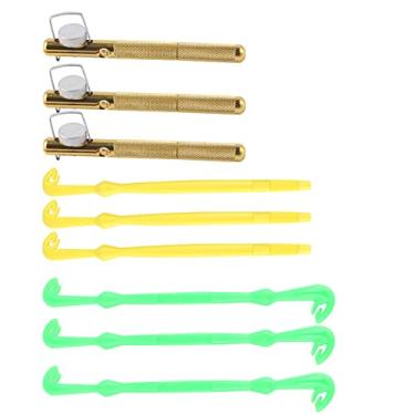 Imagem de Pneumáticos de laço para pesca, ferramenta de amarração de nó de linha de pesca - 3 conjuntos de pneus de nó, pneu de nó de unha, tier, removedor de anzol e desacoplador para pesca com mosca