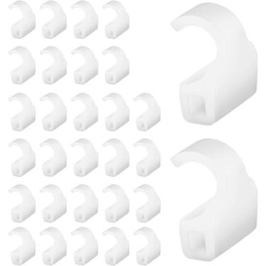 Imagem de 30 clipes de restrição de armário para dobradiça de grama TEC 864, clipes invisíveis de dobradiça de armário limitador de restrição de ângulo de restrição de porta restritor de ângulo de porta para a