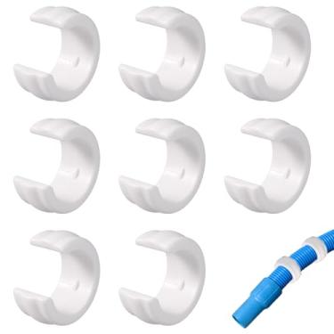 Imagem de 8 peças PVX280PK2 flutuador branco, substituições de peso da mangueira de piscina, limpador de piscina, mangueira flutuadores compatíveis com Zodiac Baracuda W83247 X70105 Pentair Kreepy Krauly K12054