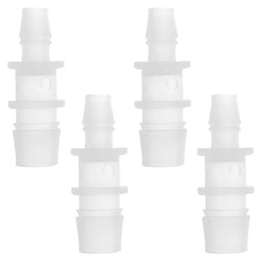 Imagem de Generic 4 peças de mangueira de plástico para encaixe de farpa de 1,27 cm a 5/40.6 cm adaptador de junta de emenda de emenda de aquário transparente