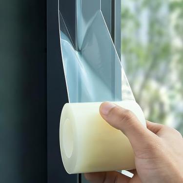 Imagem de Fita de vedação de janela de decapagem climática, fita transparente para isolamento de janelas e portas, à prova de som