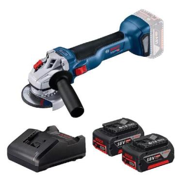 Imagem de Esmerilhadeira 18V Carregador 2 Baterias Gws 18V-10 Bosch