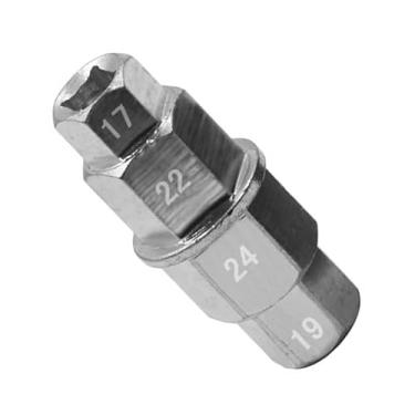 Imagem de Rodas de motocicleta de aço para eixo dianteiro para motocicleta, chave sextavada automática de 17 mm, 19 mm, 22 mm, 24 mm