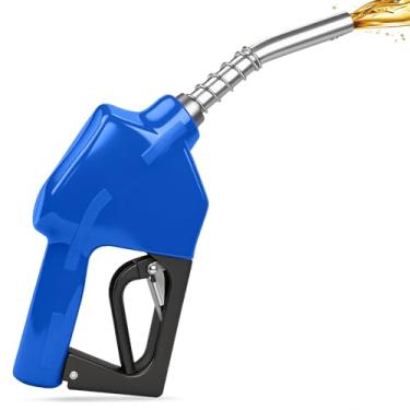 Imagem de Bocal de combustível automático NPT de 3/10.2 cm, bocal de bomba de gás, alto fluxo de 16 GPM, clipe aberto de 3 notch, bico de 13/40.6 cm para gasolina óleo diesel querosene biodiesel