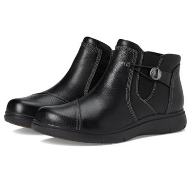 Imagem de Clarks Bota feminina Certina Joy no tornozelo, Couro preto, 42