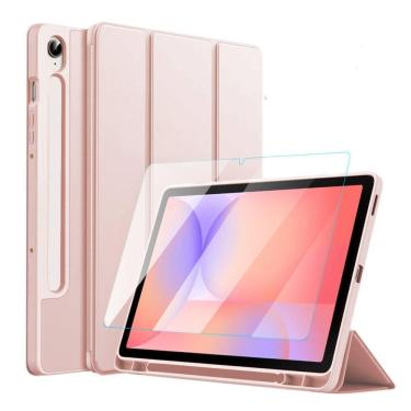 Imagem de Capa Suporte Caneta Para Samsung S10 Lite 10.9 X406 + Vidro