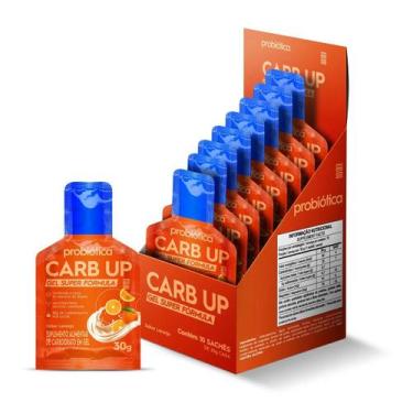 Imagem de Carb Up Gel Super Fórmula 10 Sachês Sabor Laranja 300g - Probiótica, L