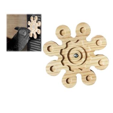 Imagem de Brinquedos para mastigar chinchila, roda de chinchila, brinquedos, acessórios de gaiola, mastigar hamster, roda de hamster de madeira para acessórios de gaiola coelho para suprimentos de mastigação de