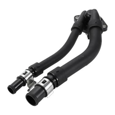 Imagem de A ABSOPRO Termostato de carro No.1322000015 Conjunto de carcaça do termostato do refrigerante do motor para Mercedes Benz para Smart Fortwo 2008-2015 Plástico preto durável