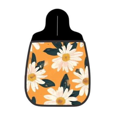 Imagem de Lixeira De Carro Organizador Lixinhocar Margarida Amarelo Vintage