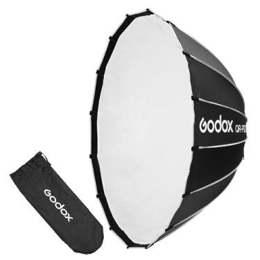 Imagem de Godox QR-P120T 119.4 cm Softbox parabólico de liberação rápida para GODOX SL60II SL150III FV150II AD300PRO AD400PRO AD600BM SZ300R VL300 UL150II ML60 Outros Bowen Mount Studio Flash Speedlite