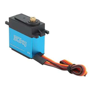 Imagem de Alomejor Engrenagens de Metal de Liga de Alumínio de 30KG, Resposta Rápida, Servo RC à Prova D'água Com Braço Servo 25T para Carro RC, Helicóptero