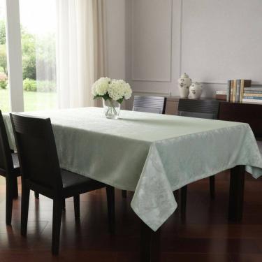 Imagem de Toalha de Mesa Madeira Retangular 160 x 320 Jacquard Mesa Grande Sitio Chacara