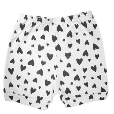Imagem de Short Bebê Estampado Com Punho Enxoval Verão Bebê Fresquinho - Koala B