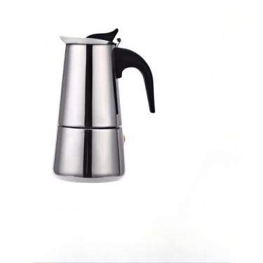 Imagem de Maquina de Café Cafeteira Italiana 9 Xícaras Expresso e Moka em Inox 4 e 6 Xícaras (4 Xícaras - 200ml)