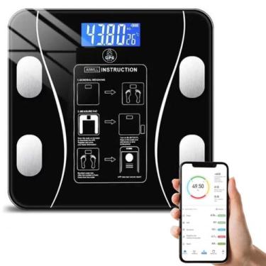 Imagem de Balança Corporal Digital Bioimpedância Ideal para Banheiro e Consultór
