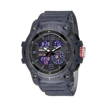 Imagem de Relógio Esportivo Militar Masculino À Prova D'Água Com Display Digital