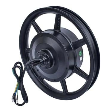 Imagem de Generic Motor de Cubo para Bicicleta Elétrica Dobrável Substitui de Freio a Disco Que Requer Manutenção.