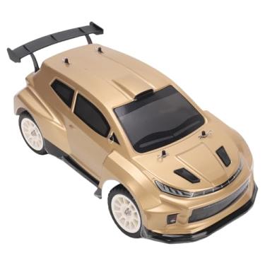 Imagem de SUNGOOYUE Carro Rc, Carro de Controle Remoto Todo Terreno, Proporcional 2.4g, 32 Km/h, Alta Velocidade Com Luzes Led para Crianças, Meninos, Meninas, Adultos (Ouro)