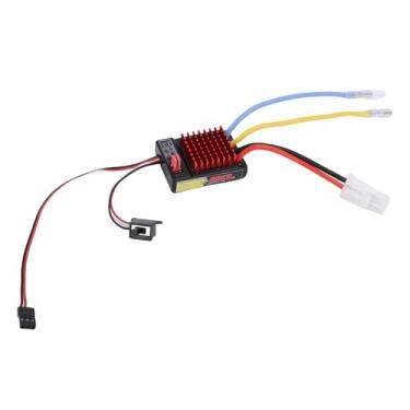 Imagem de Diydeg 60A ESC Escovado, 320A Corrente de Pico RC Carro Escovado 2-3s ESC para SCX10 D90 1/10 1/12, Controlador de Velocidade Eletrônico para RC Crawlers Tanques Carros Barcos Tanque