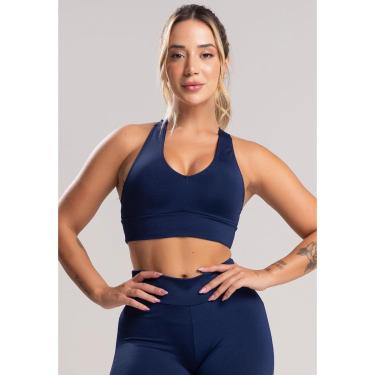 Imagem de Top Com Bojo Nadador Feminino Suplex Liso Fitness Mvb Modas-Feminino