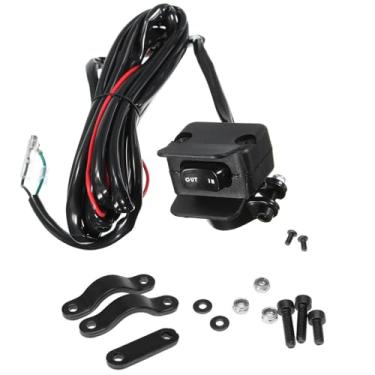 Imagem de ATV/UTV Acessórios sobressalentes para carro, linha de controle de guiador, guincho, interruptor basculante, controle CA