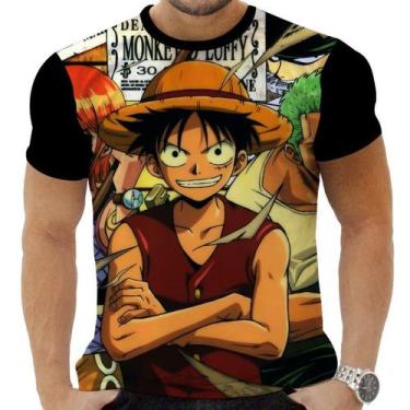 Imagem de Camiseta Camisa Personalizada Anime One Piece Pirata Navio Mar 11 - Za