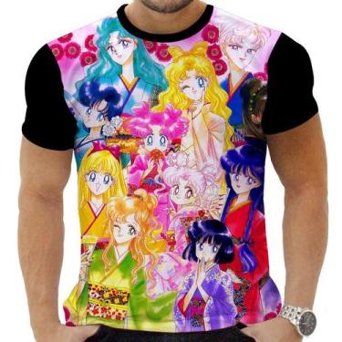 Imagem de Camiseta Camisa Personalizada Anime Clássico Mágico Sailor Moon 06 - Z
