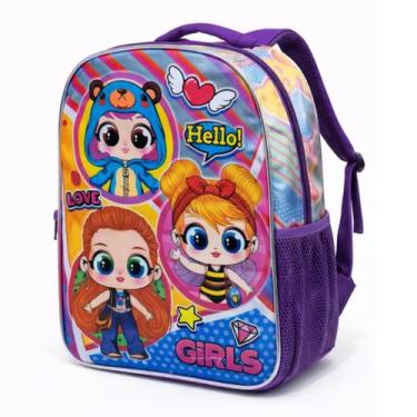 Imagem de Mochila De Costas Menina Infantil Escolar Girls Surprese - ROCIE, Roxo