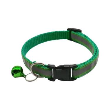 Imagem de Coleiras Ajustáveis refletivas Para Cães E Gatos, 12 Cores, Com Sinos,