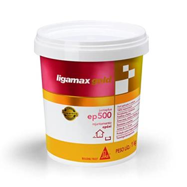 Imagem de Sika - Rejunte epóxi - Ligamax Gold EP 500 Cinza - Rejunte para piscinas - Pisos e paredes - Alta performance - 1 kg