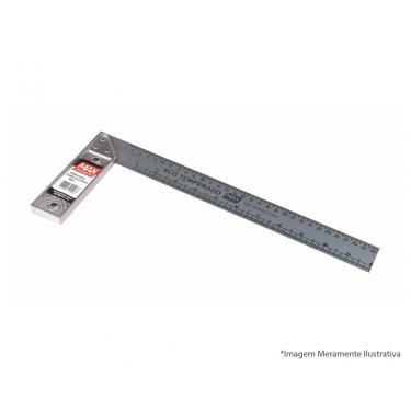 Imagem de Esquadro Max Cabo Aluminio 10 25Cm 91050