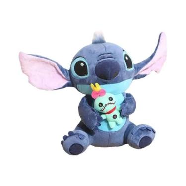 Imagem de Bonecos De Pelúcia Azul E Rosa Disney Lilo E Stitch Brinquedos De Pelú