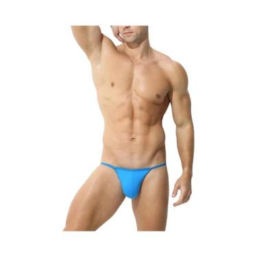 Imagem de Cuecas Sexy Masculinas Respiráveis Em Poliamida Com Bolsa U, Roupa Ínt