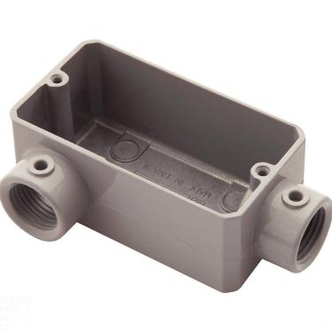 Imagem de Condulete Fixo 3/4" Tipo "lr" - Sem Tampa / Rosca Bsp / Com Pintura Eletrostática A Pó Tramontina