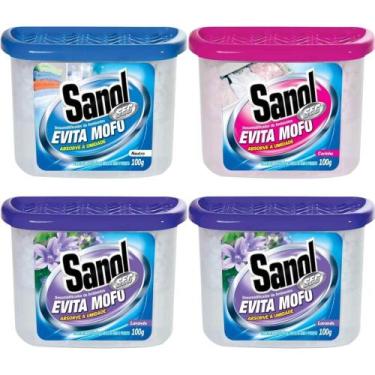 Imagem de Kit Leve 4 Pague 3 Evita Mofo 100 Gramas - 9147 - SANOL